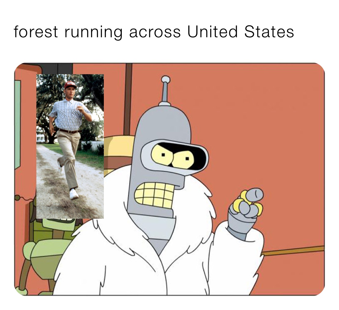 forest running across United States