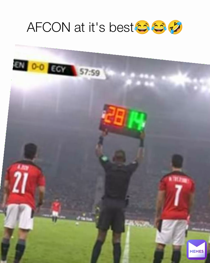 AFCON at it's best😂😂🤣