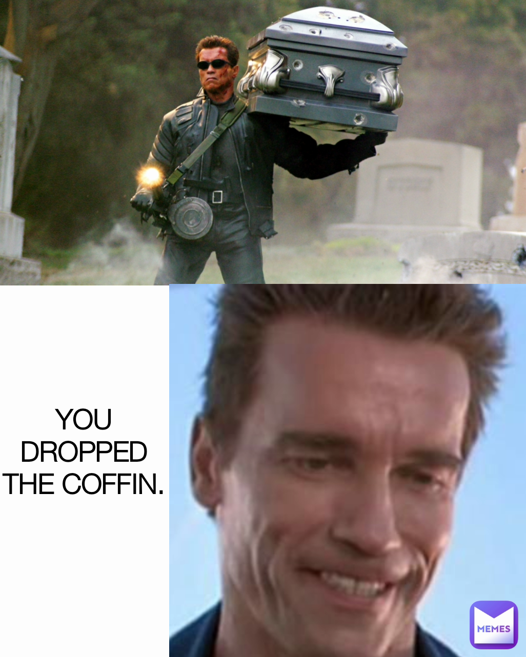 YOU DROPPED THE COFFIN.