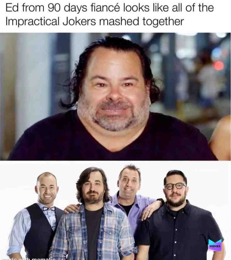 Haha #impracticaljokers #90dayfiance