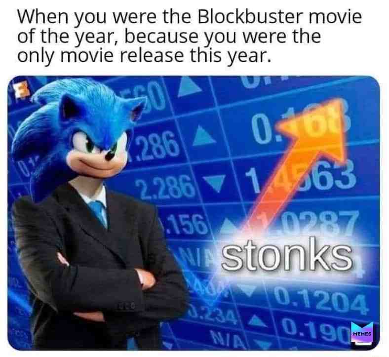 Stonks #sonicmovie #sonic #stonks
