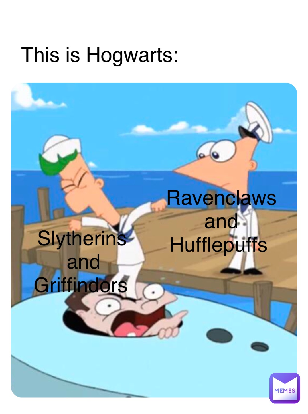 Slytherins and Griffindors Ravenclaws and Hufflepuffs This is Hogwarts: