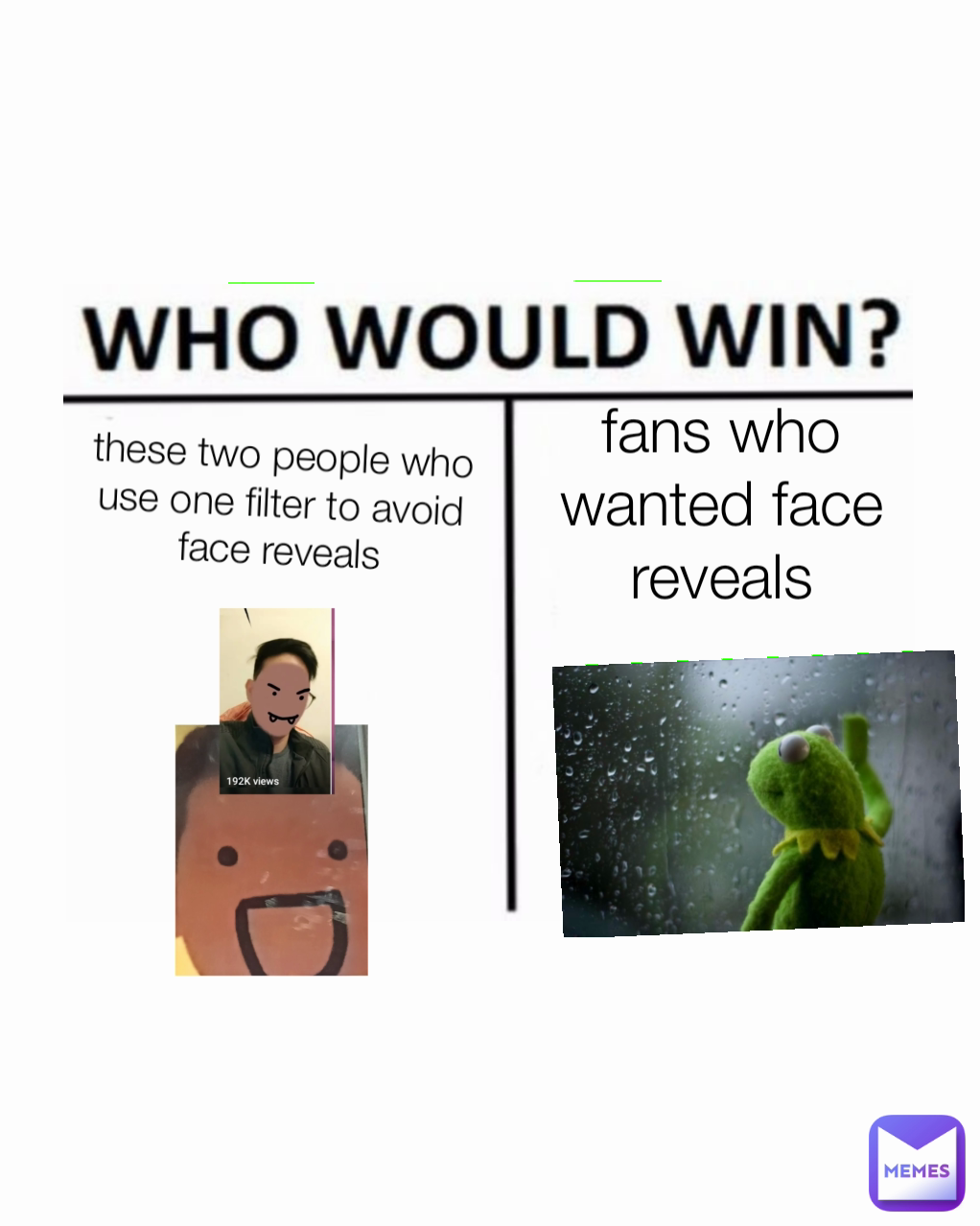 these two people who use one filter to avoid face reveals fans who wanted face reveals