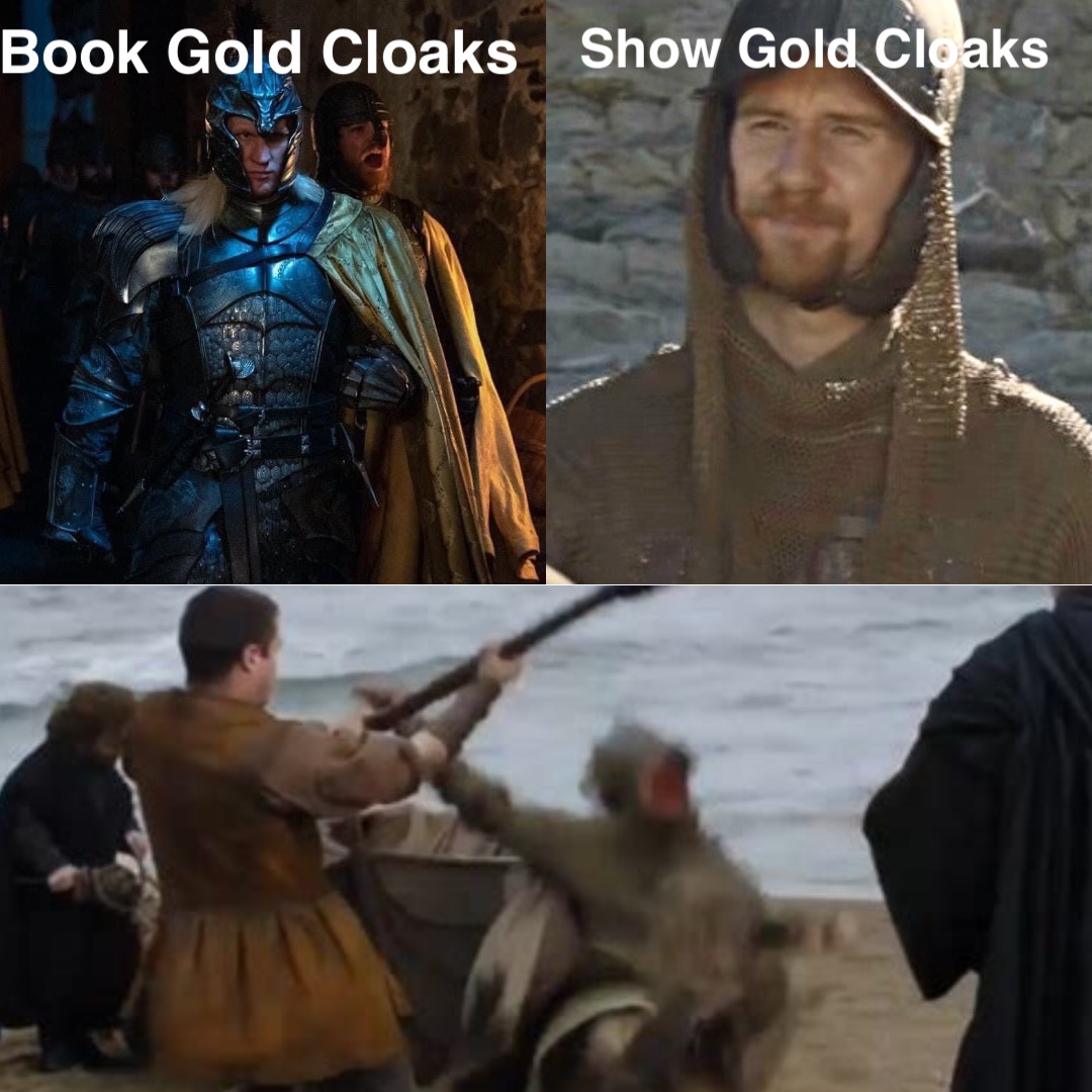 Book Gold Cloaks Show Gold Cloaks