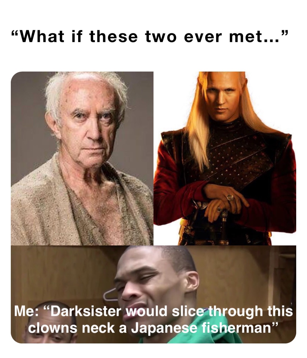 “What if these two ever met…” | @The_ShyMaid | Memes