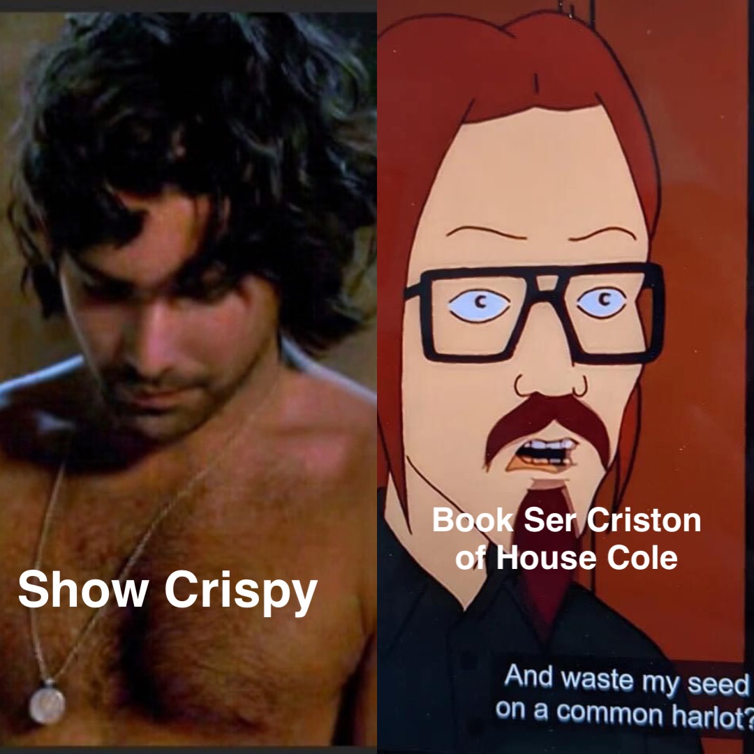 Show Crispy Book Ser Criston of House Cole