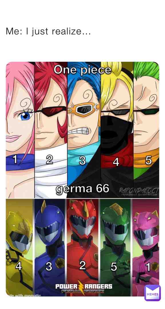 #anime #onepiece #powerrangers