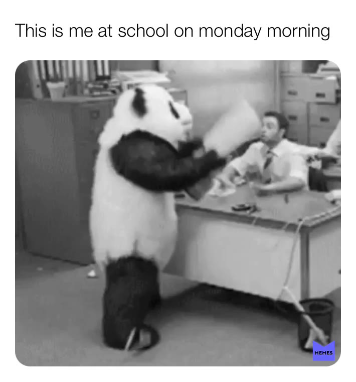 Monday again...  #monday  #angry  #meme if you like The post tell it in The reactions And i follow you!👇🏽