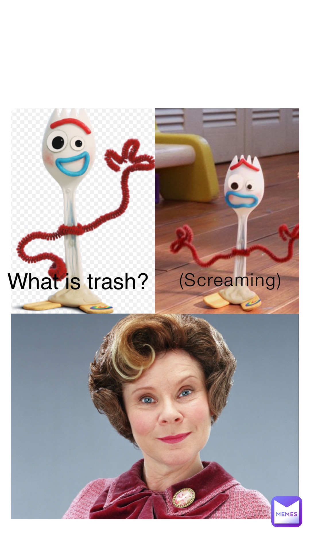 (Screaming) What is trash?