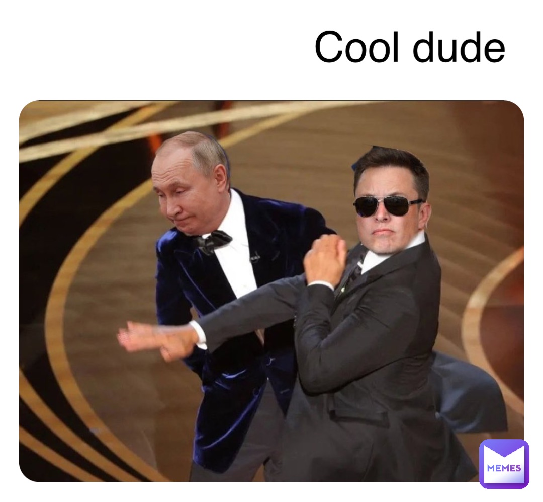 Double tap to edit Cool dude