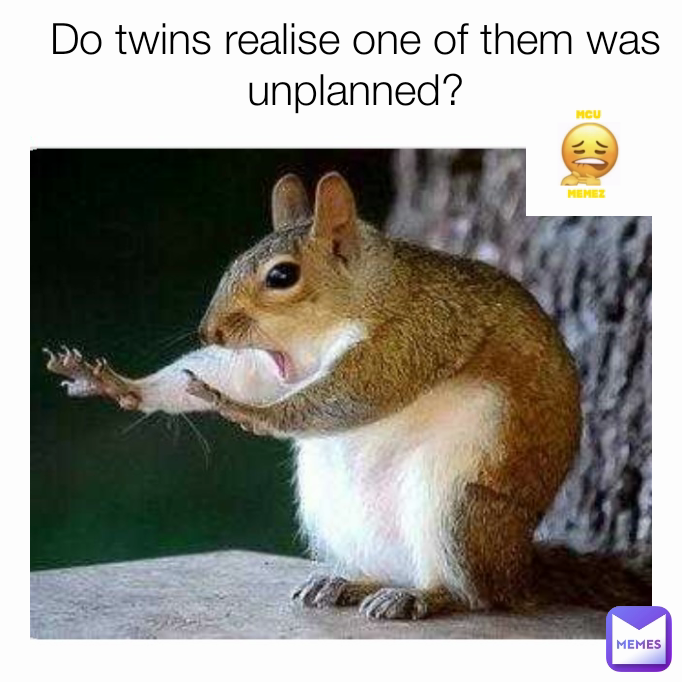 Do twins realise one of them was unplanned?