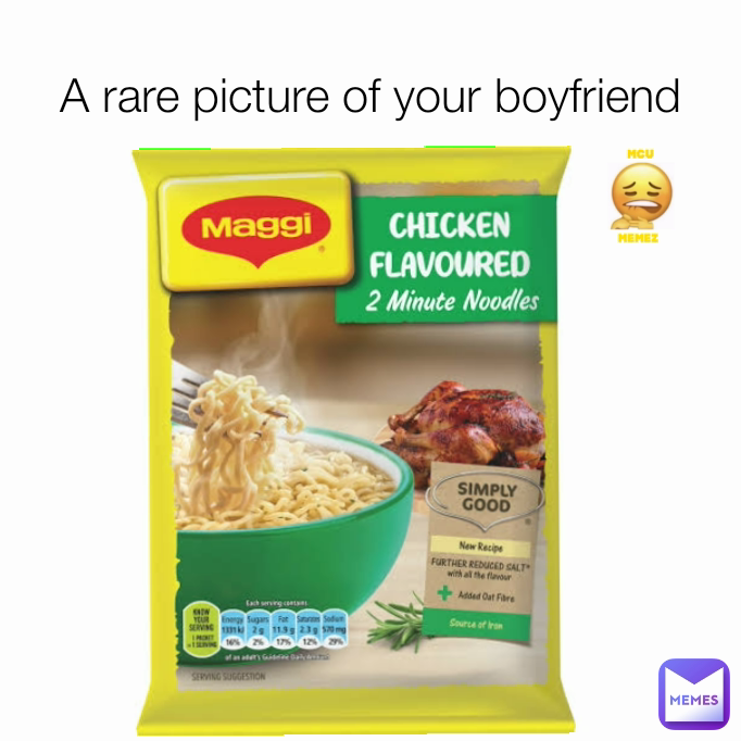 A rare picture of your boyfriend