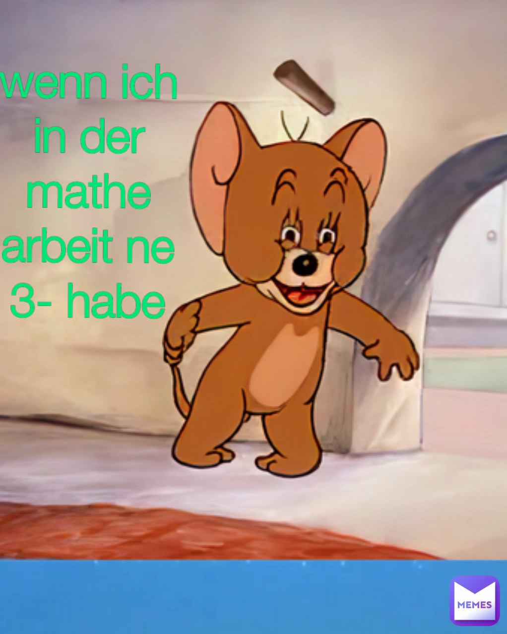 Type Text wenn ich in der mathe arbeit ne 3- habe