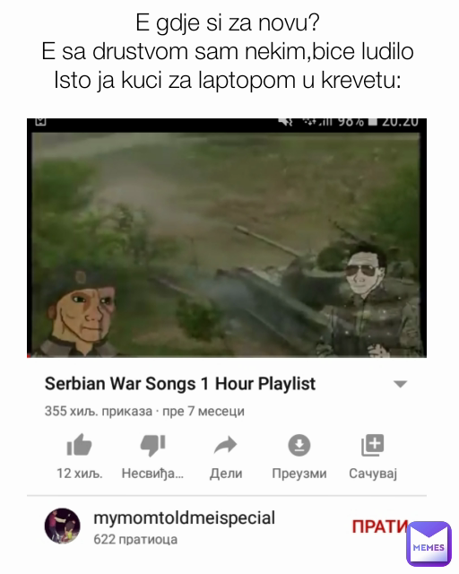 E gdje si za novu?
E sa drustvom sam nekim,bice ludilo
Isto ja kuci za laptopom u krevetu:
