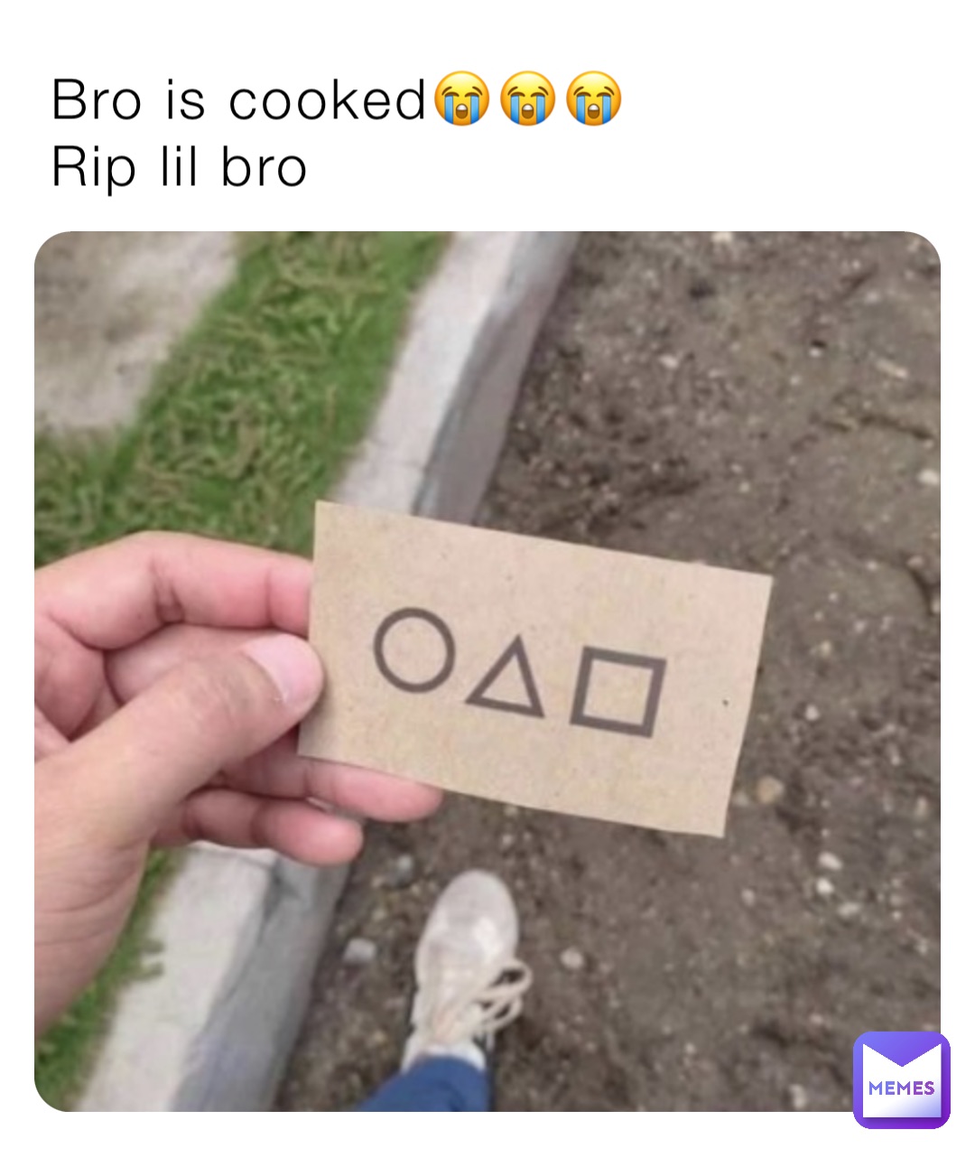 Bro is cooked😭😭😭
Rip lil bro