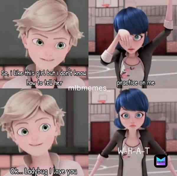 Im sorry this is a really bad meme, im running out of ideas #Ladrinoette #miraculousmemes #miraculousladybug #miraculous #ladybugandcatnoirawakening #mlbmemes #marichat #memes #Miraculous