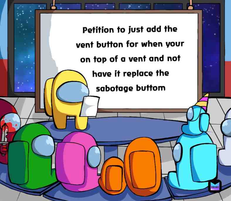 So that if your in a room full of people, you dont accedentally mis-click and vent in front of a ton of people