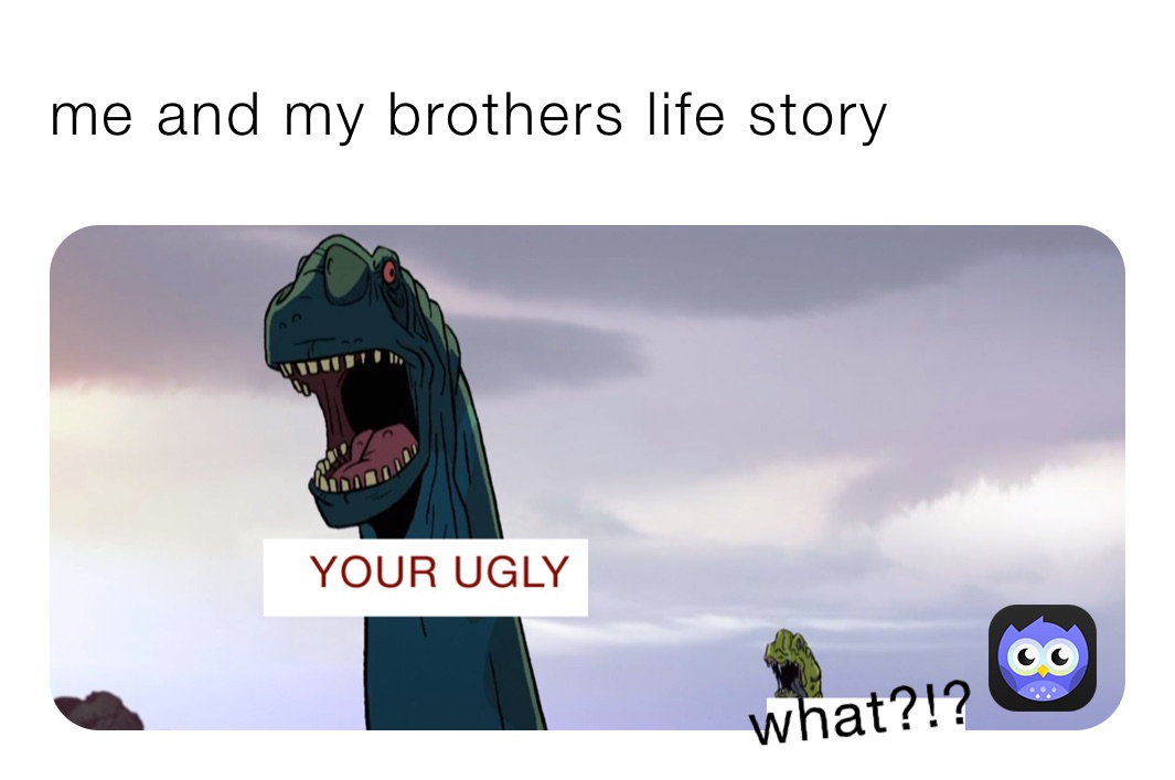 me and my brothers life story