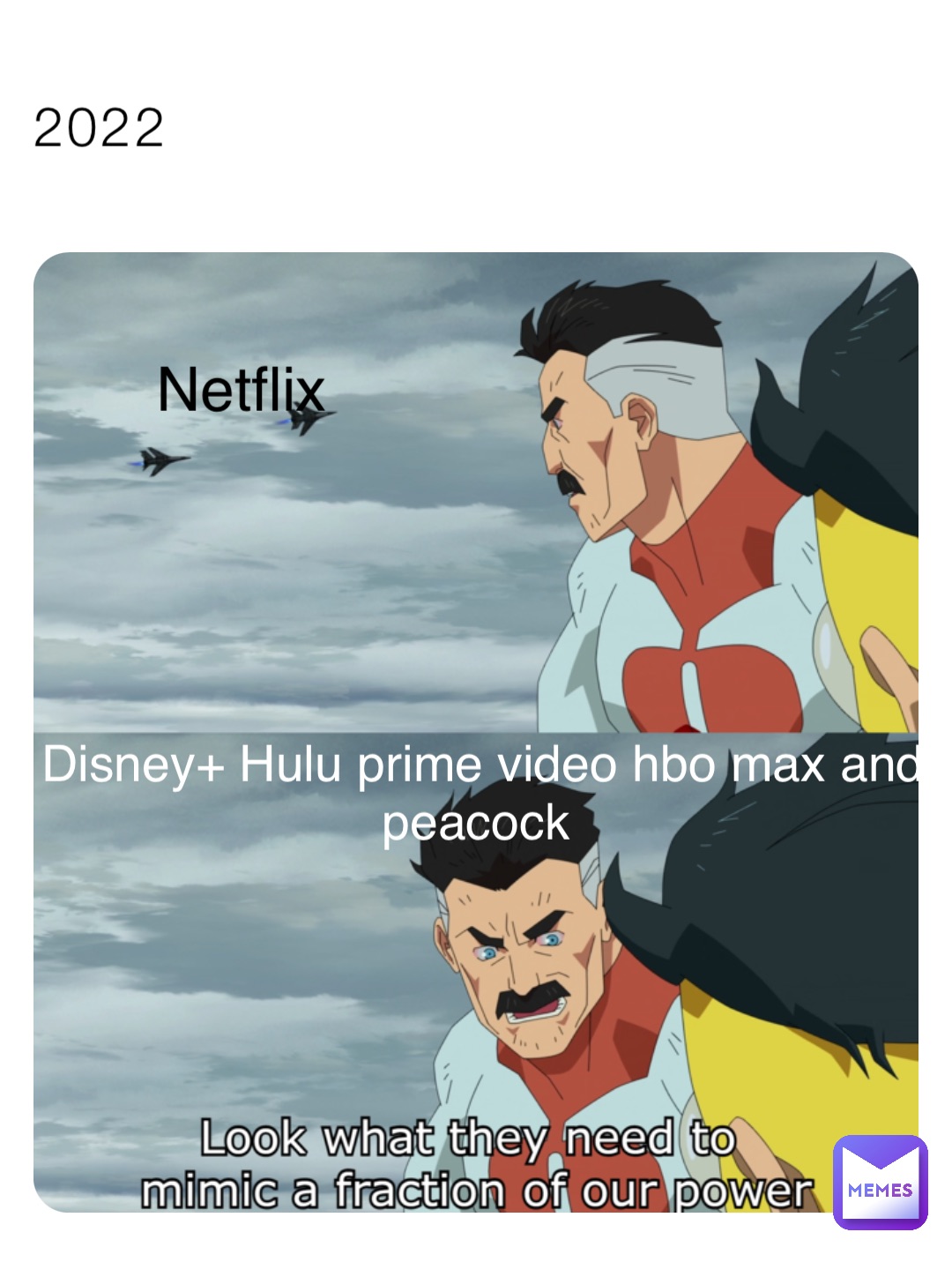 2022 Netflix Disney+ Hulu prime video hbo max and peacock