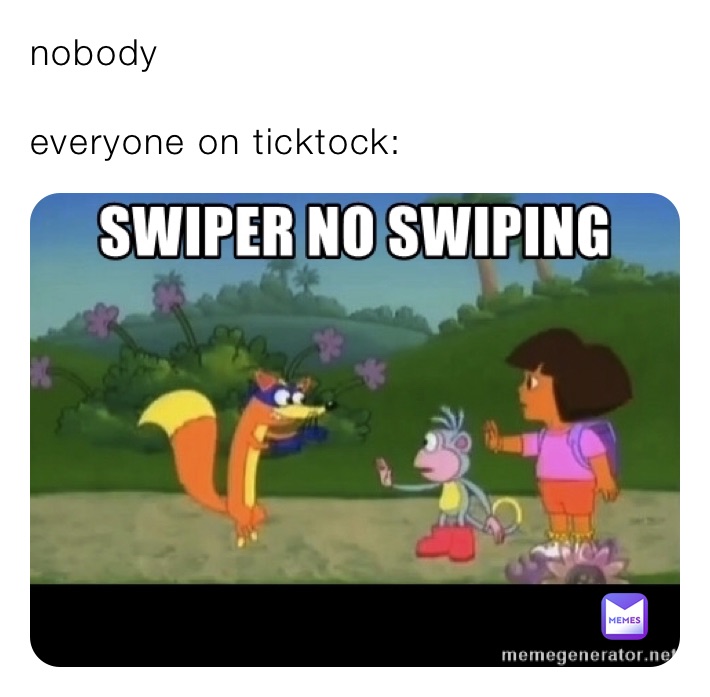 nobody 

everyone on ticktock: 