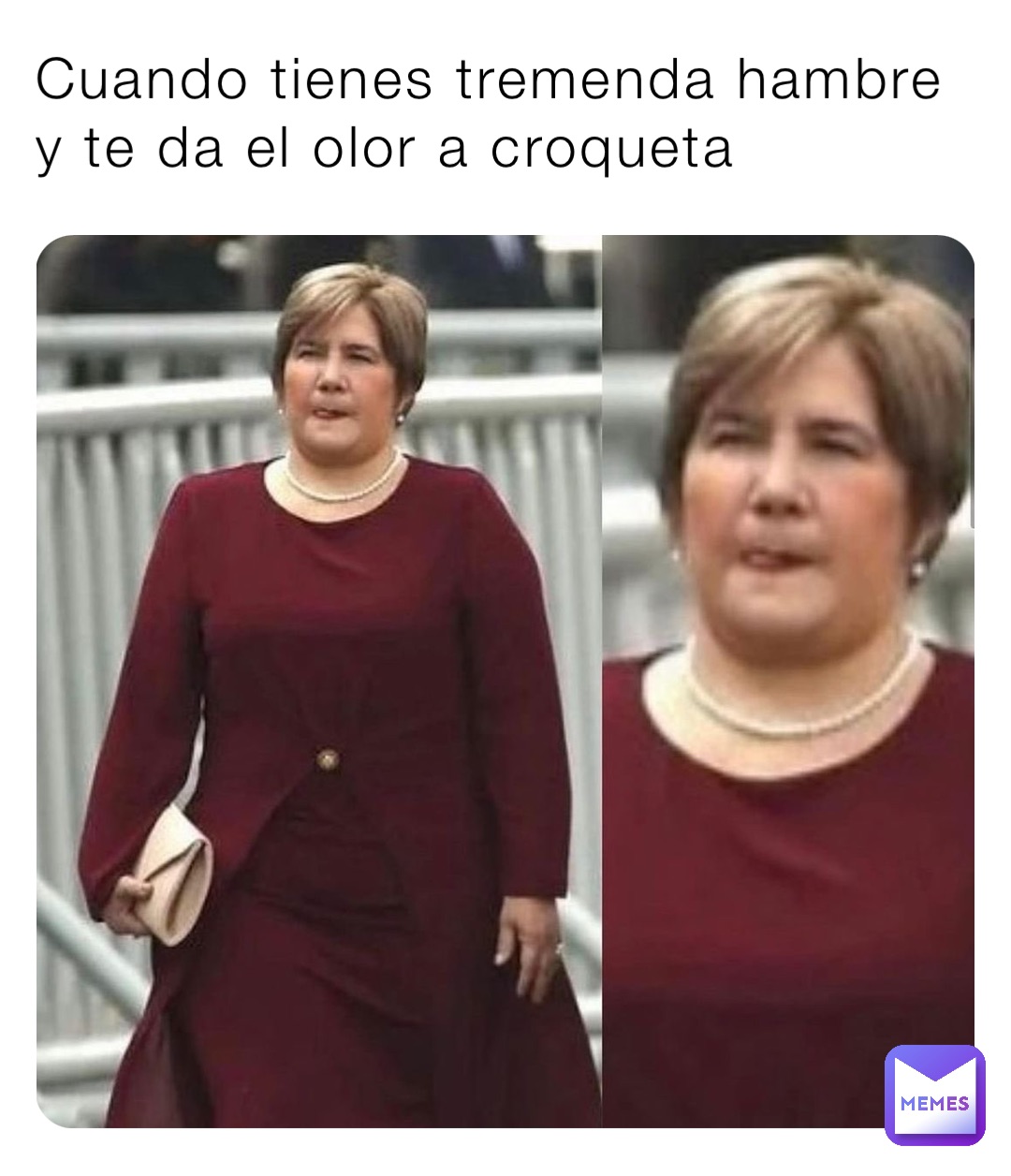 Cuando tienes tremenda hambre y te da el olor a croqueta