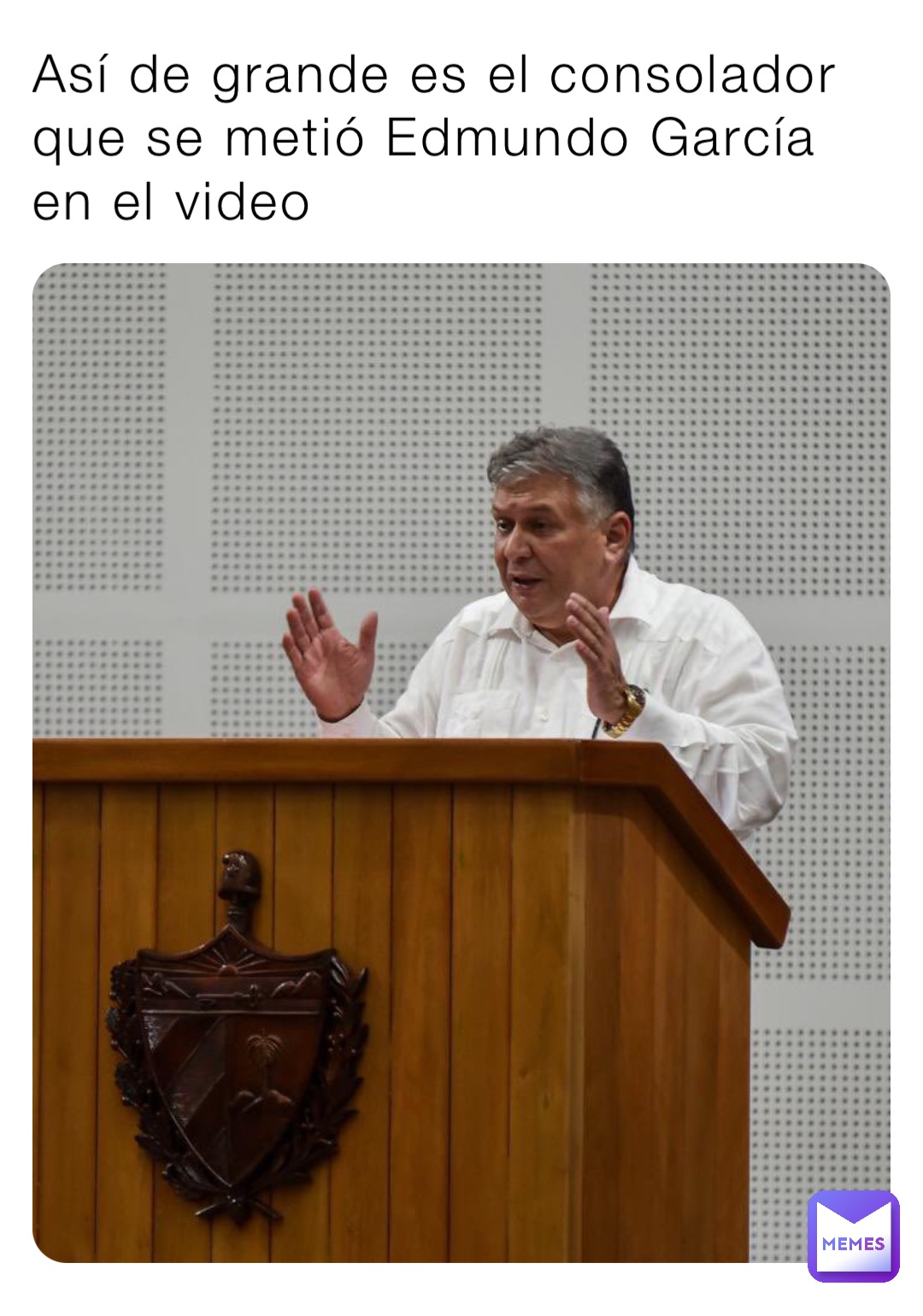 Así de grande es el consolador que se metió Edmundo García en el video |  @JimRaynor_01 | Memes