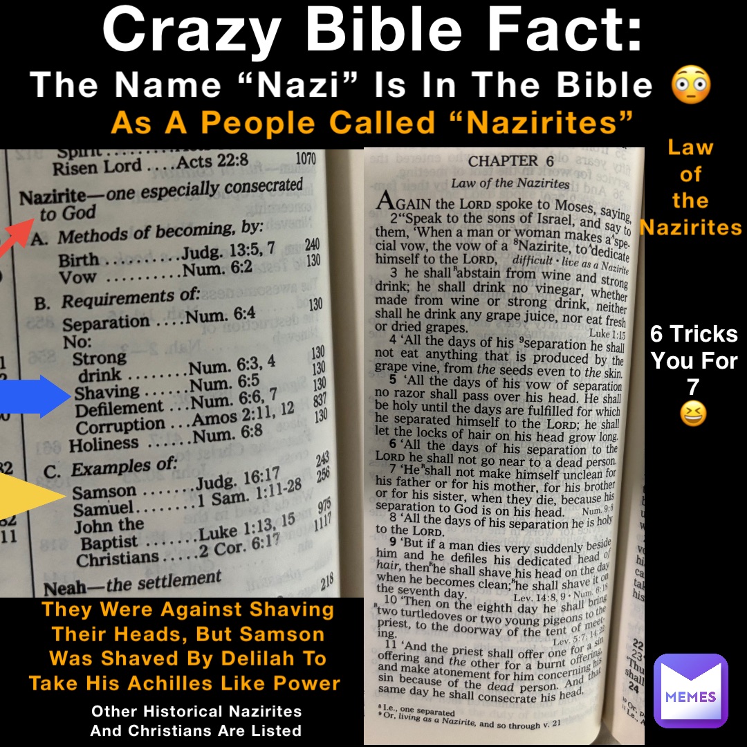 Crazy Bible Fact The Name Nazi Is In The Bible As A People Called crazy-bible-fact-the-name-nazi-is-in-the-bible-as-a-people-called