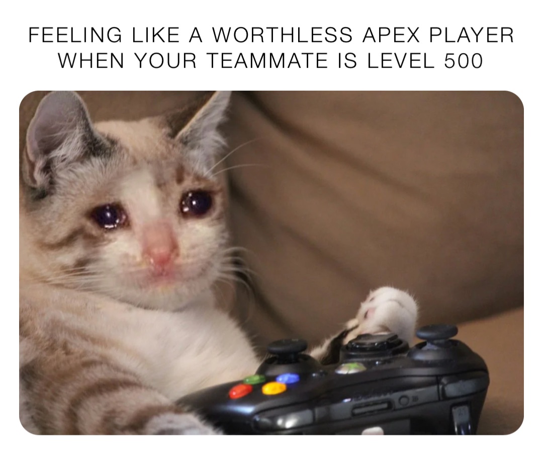 Feeling like a worthless Apex player when your teammate is level 500