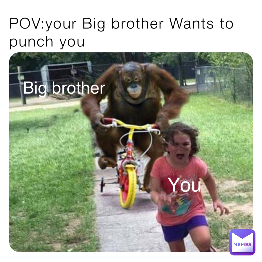 POV:your Big brother Wants to punch you Big brother You