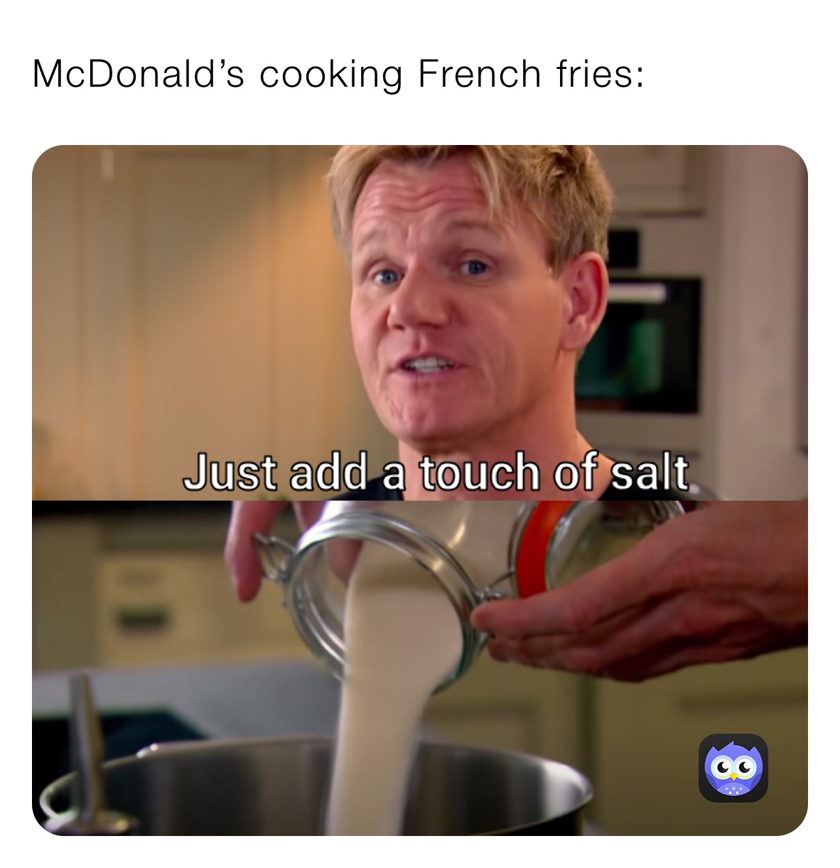 McDonald’s cooking French fries: