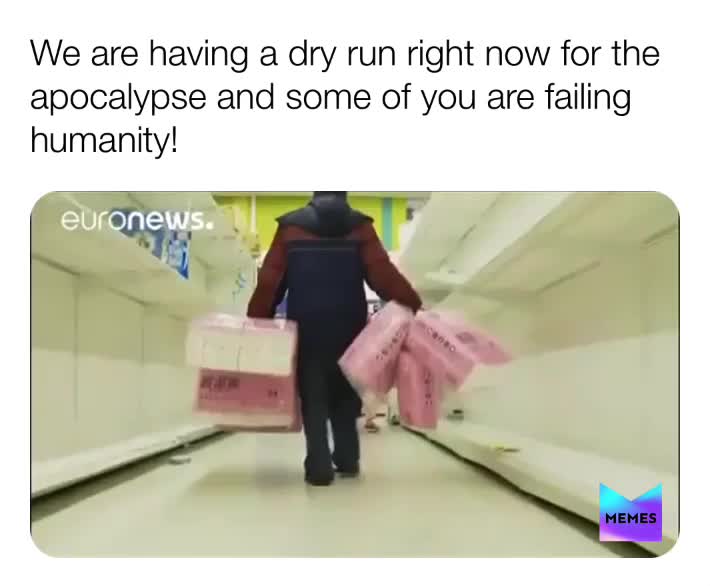 Just saying!  #tolietpaper  #apocalypse