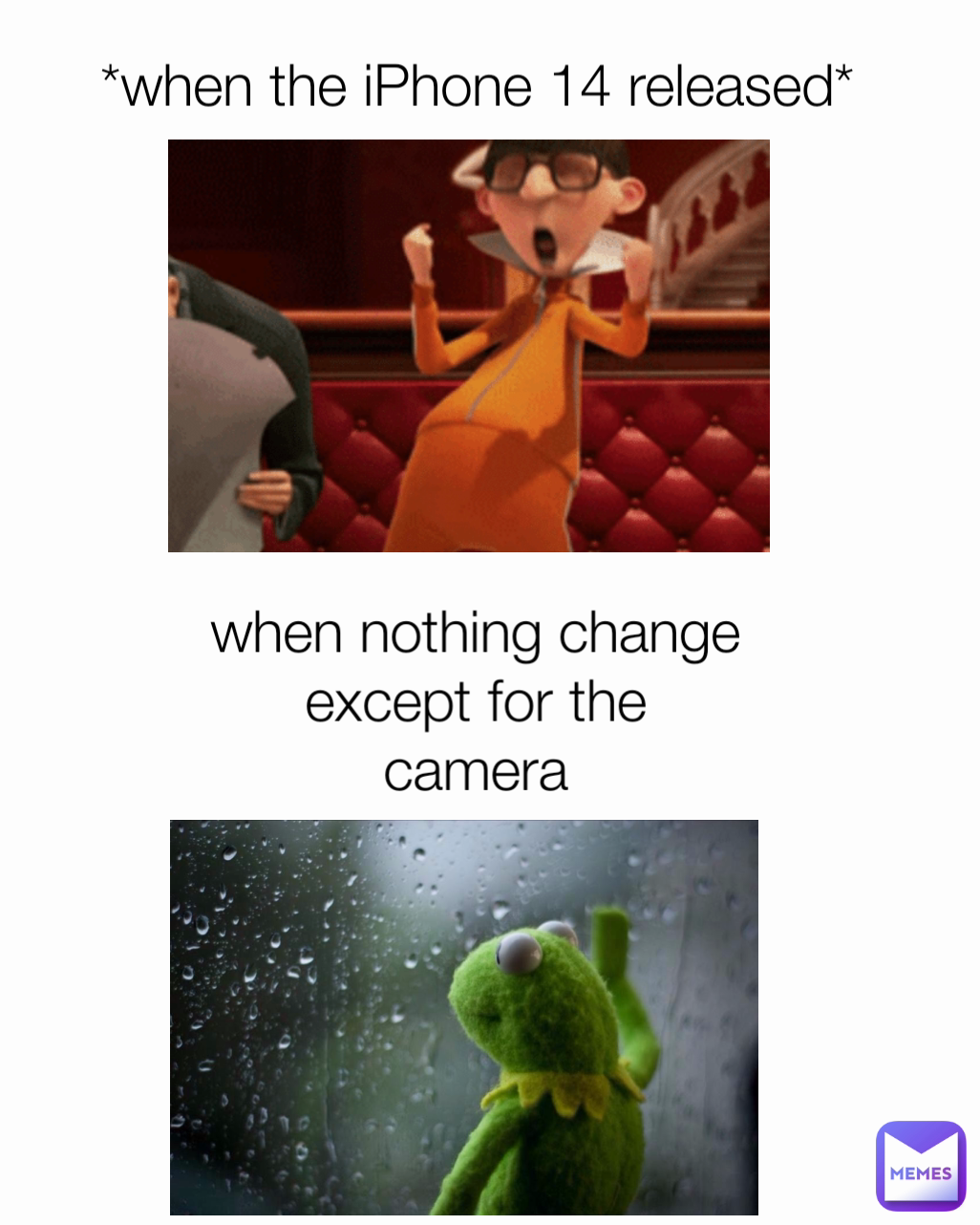 *when the iPhone 14 released* when nothing change except for the camera