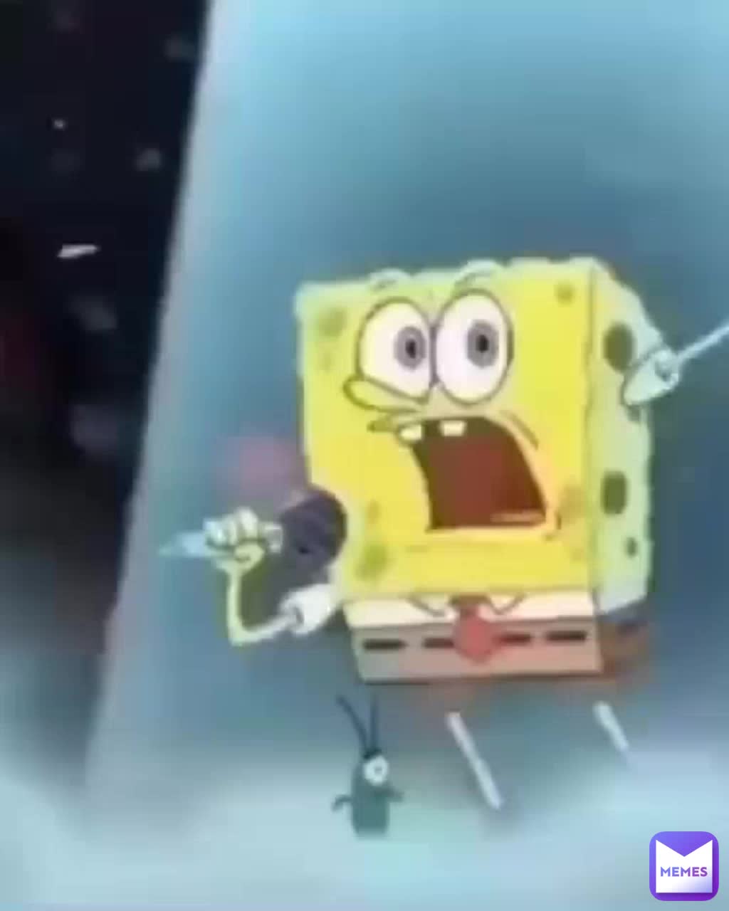 Crying And Sad SpongeBob Meme Template 