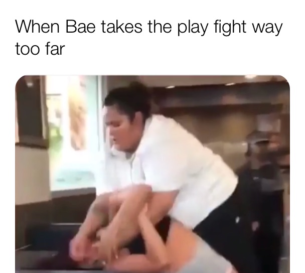 play fighting with bae