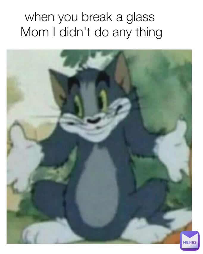 When You Break A Glass Mom I Didn T Do Any Thing Minecraftboi Memes
