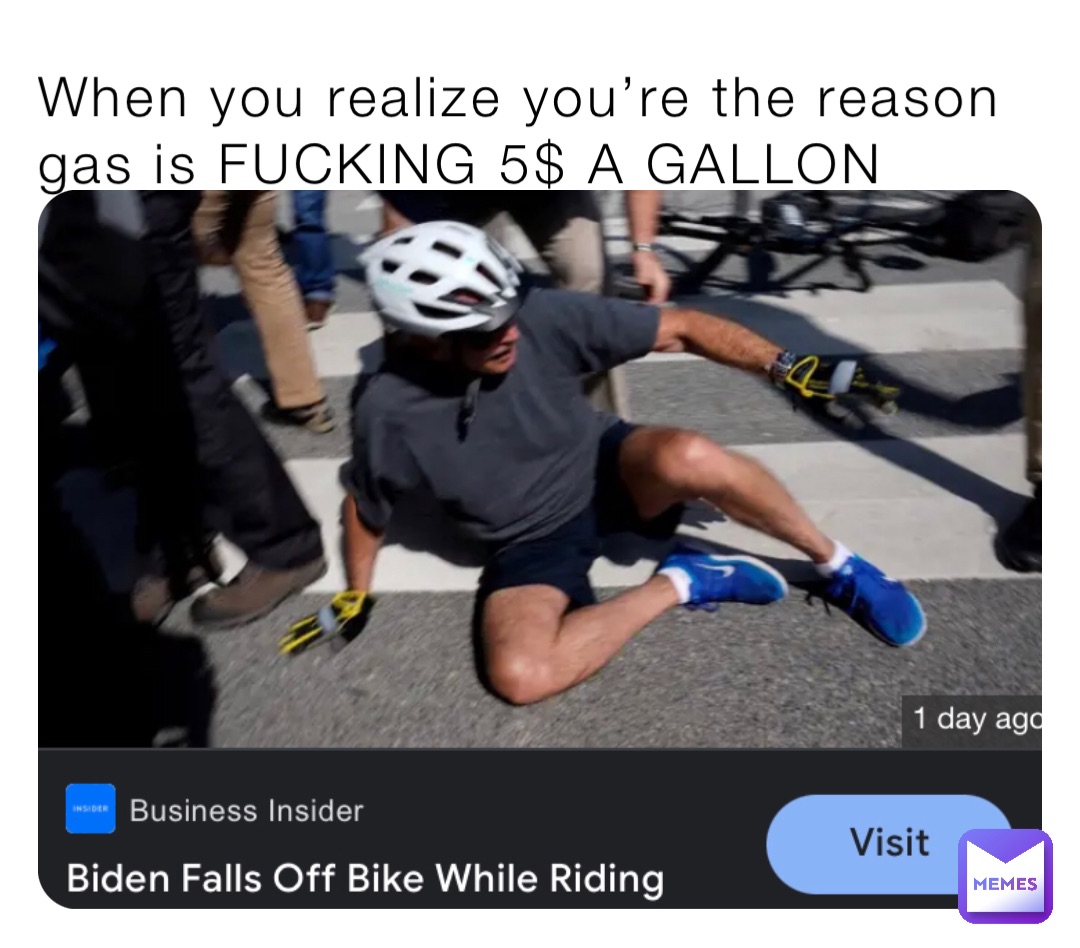 When you realize you’re the reason gas is FUCKING 5$ A GALLON