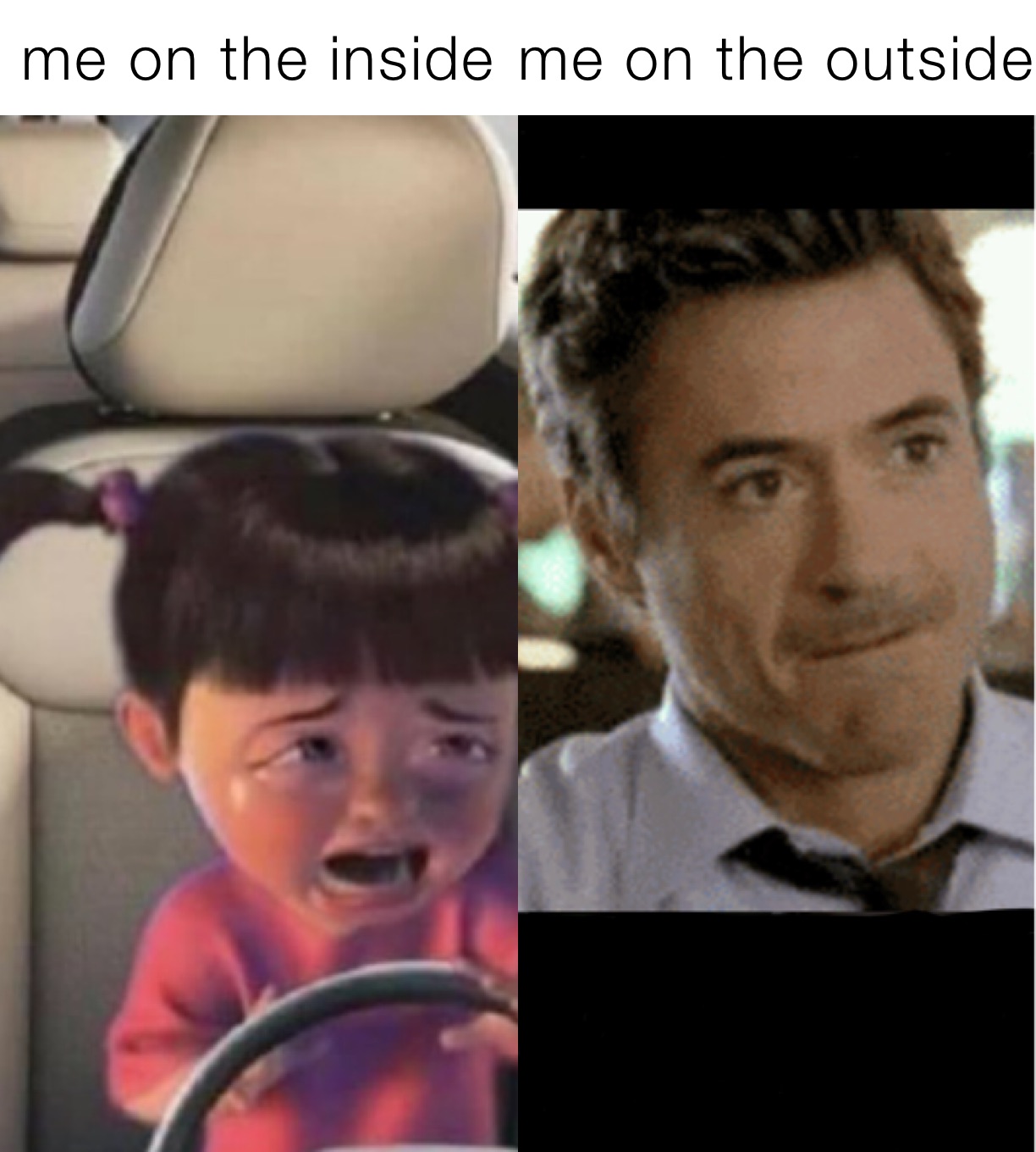 me on the inside me on the outside