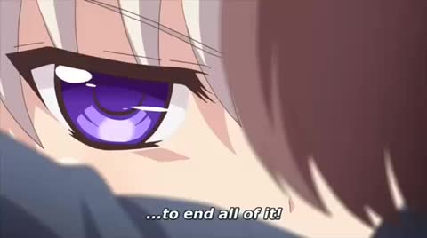Backstory , the girl with white hair was abused and bullied for like a year from the other girls and she decided she ahd enough of it