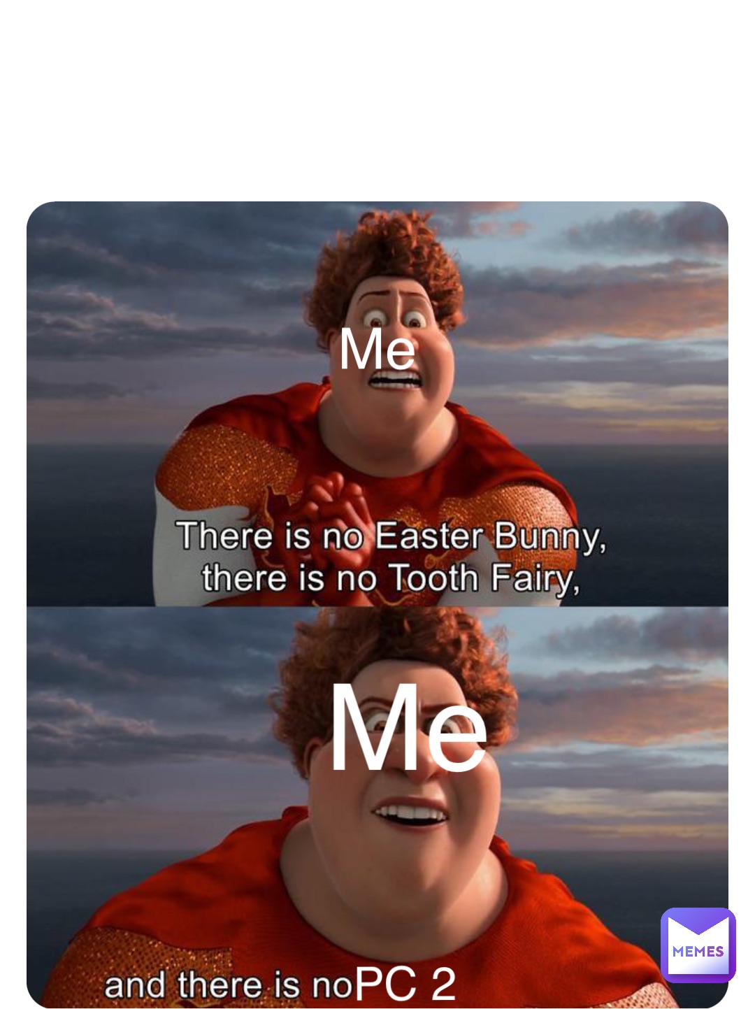 Double tap to edit PC 2 Me Me