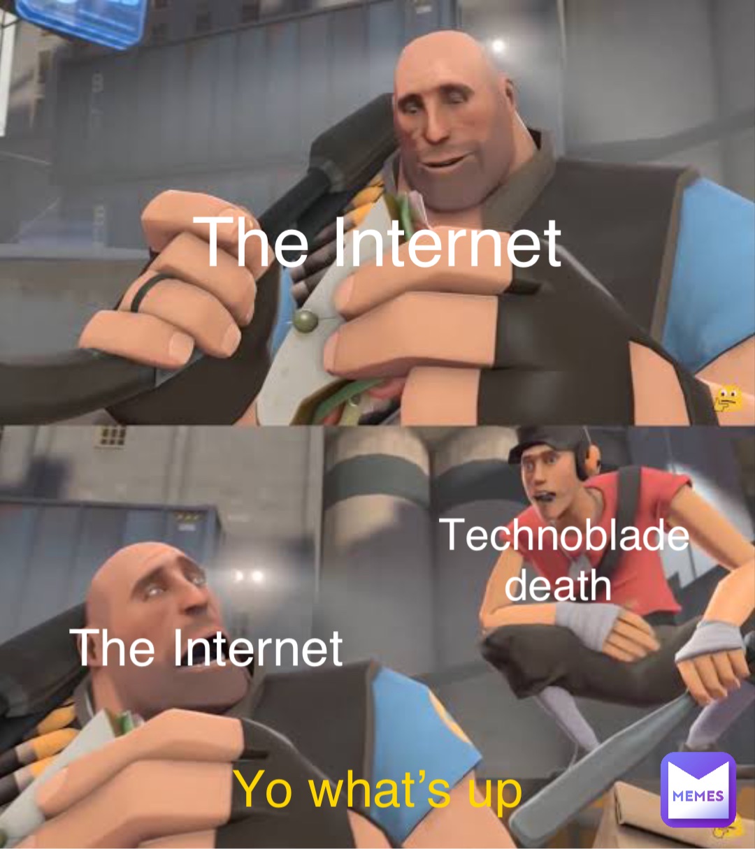 The Internet The Internet Technoblade death Yo what’s up | @bis123 | Memes