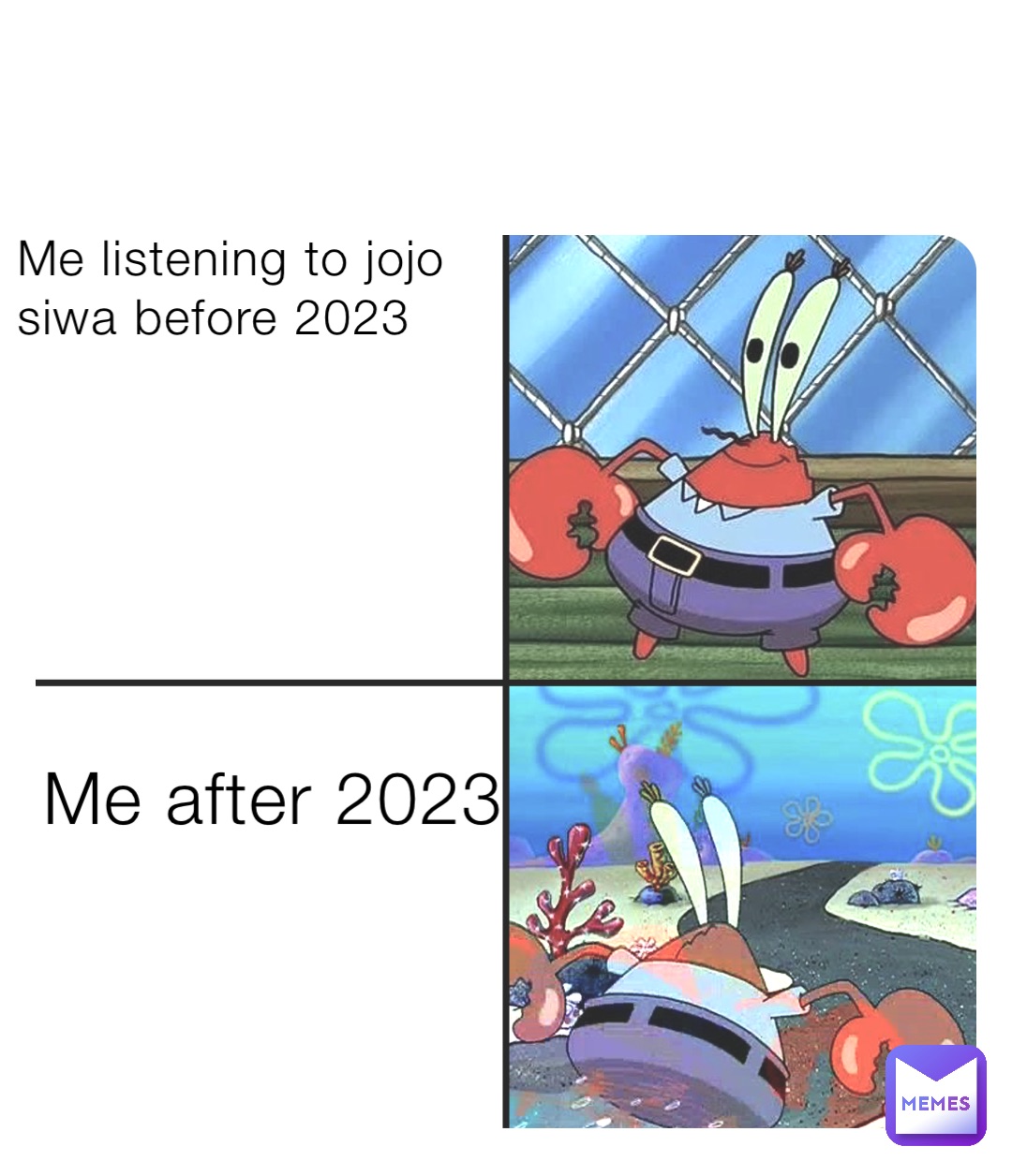 Double tap to edit Me listening to jojo siwa before 2023 Me after 2023