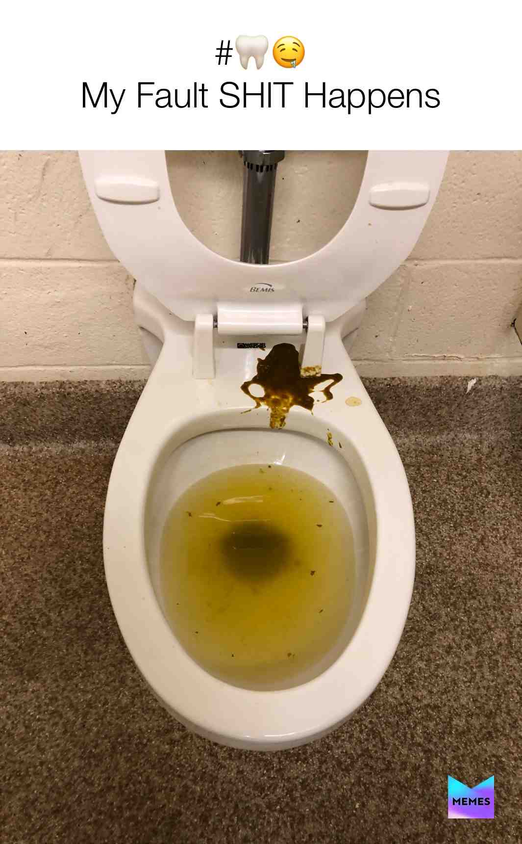 #🦷🤤 the #closer #you get the #harder to hold it in #public #bathroom #never #sit if you #miss #one less #person unemployed