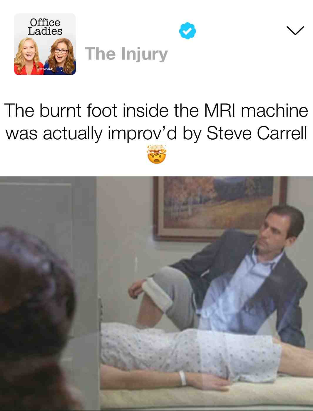 #TheOffice #TheInjury #MichaelScott #BurntFoot #ForemanGrill #SteveCarrell