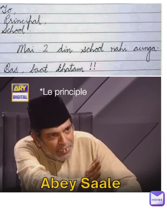 *Le principle
