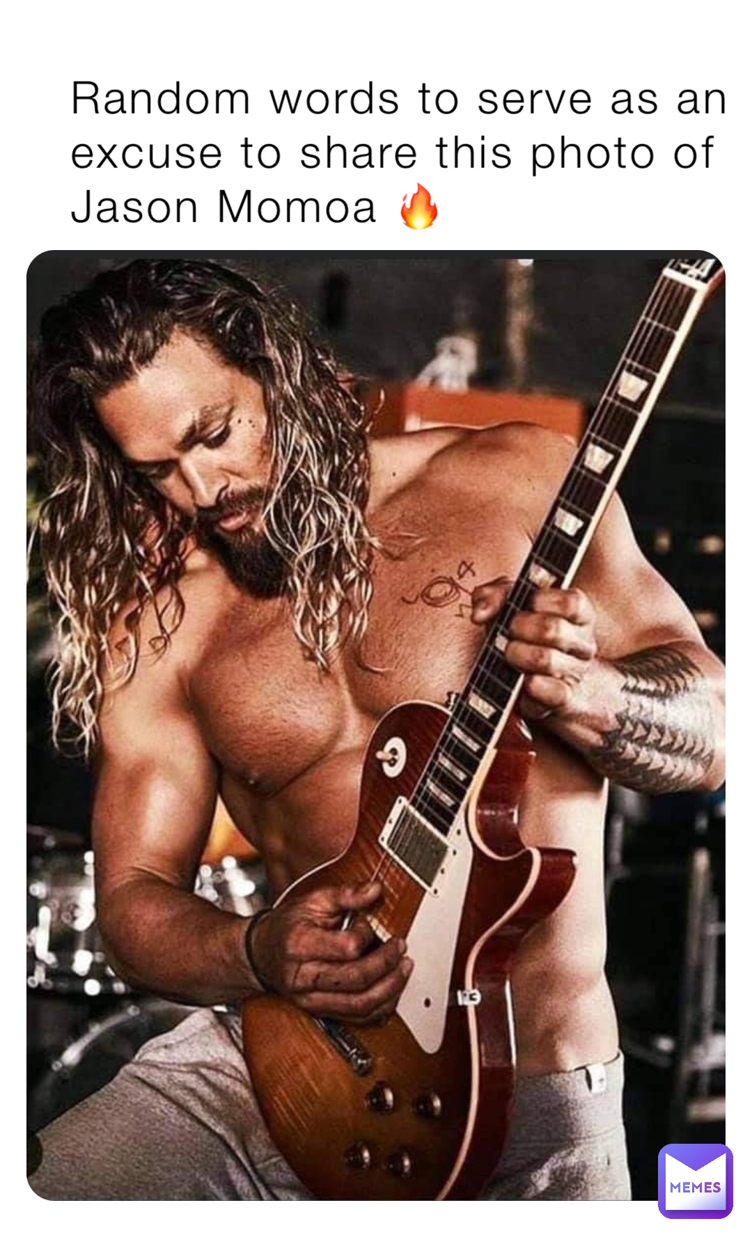 Random words to serve as an excuse to share this photo of Jason Momoa 🔥