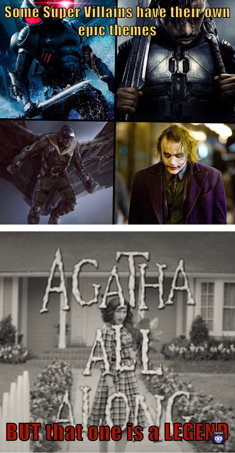 Some Super Villains have their own epic themes  BUT that one is a LEGEND