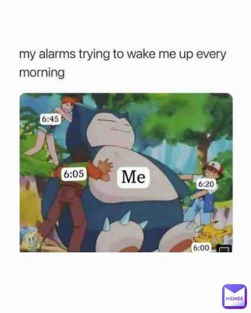 Poor alarm... but I mean like it's ur job😂😅