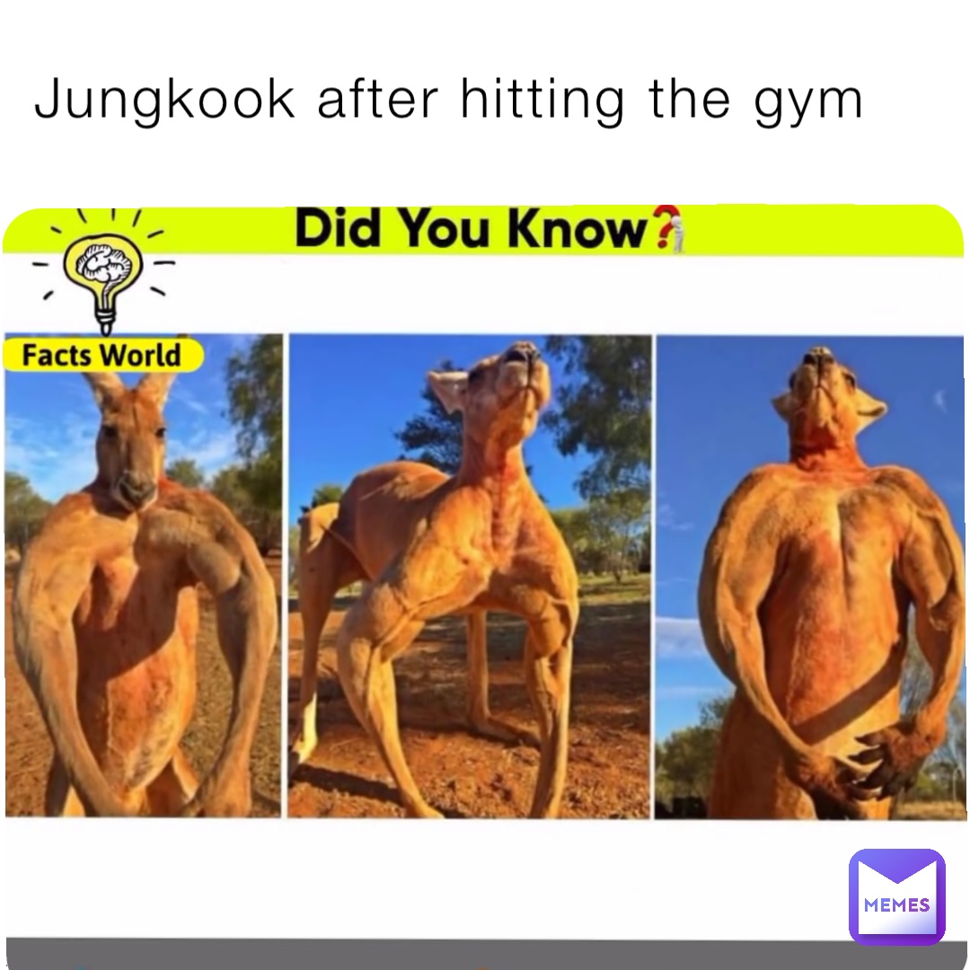 Jungkook after hitting the gym
