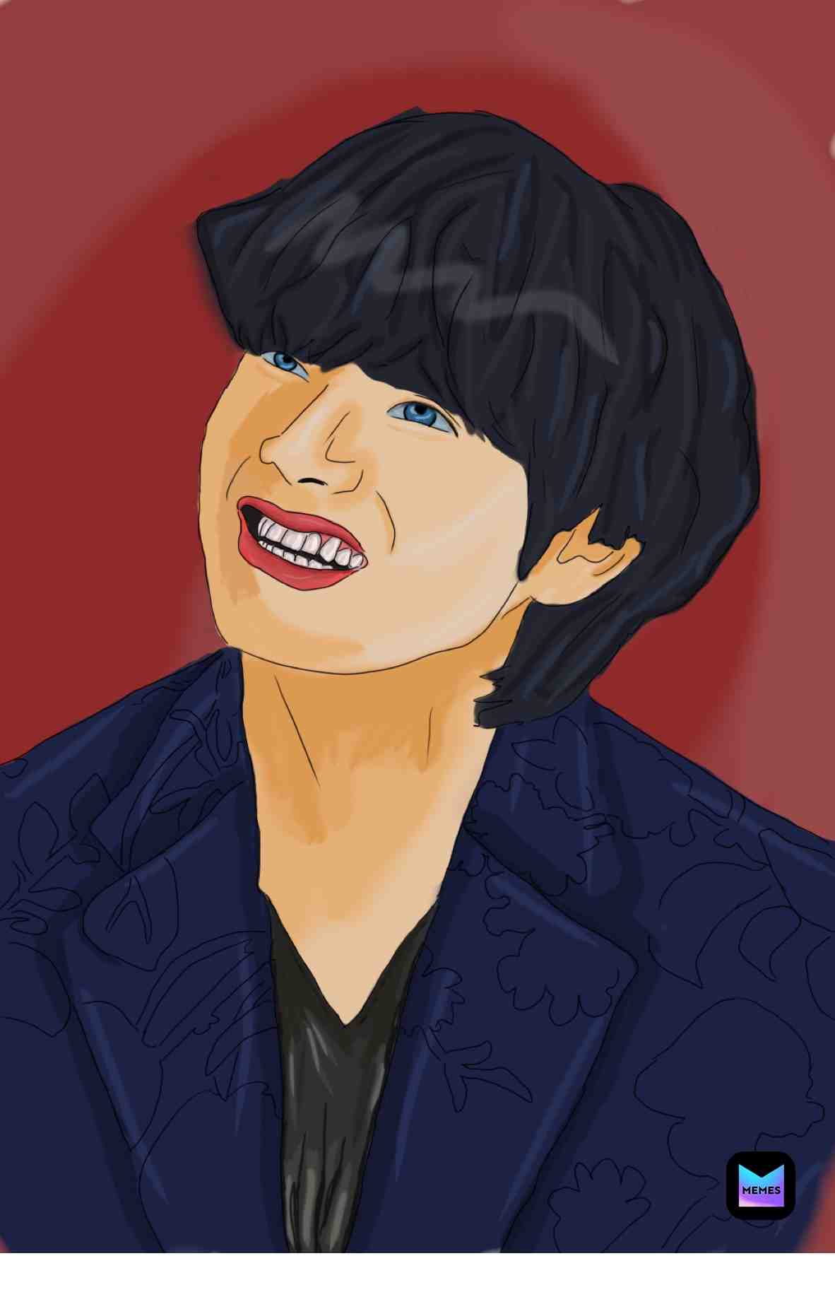 This is not a meme. 
 #drawing  #art  #fanart  #notmeme  #fan  #btsart #bts  #btsmemes