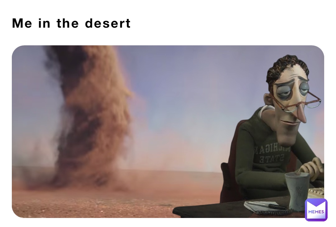 Me in the desert